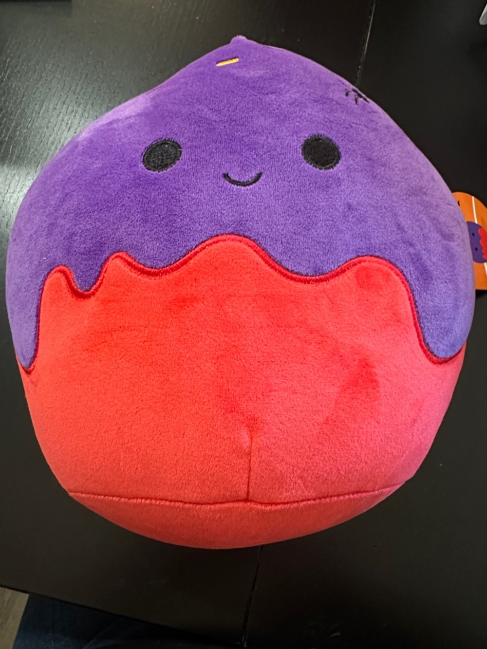 Squishmallows Purple and Red Smiling Plush